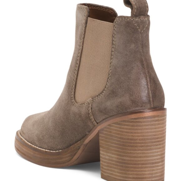 NEW DIBA TRUE Suede Ser Eeta Booties IN black for women 1025 4m2 - Picture 2 of 4